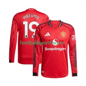 Tenue Manchester United Bryan Mbeumo 19 Domicile 2025-2026 Maillot de Foot ML